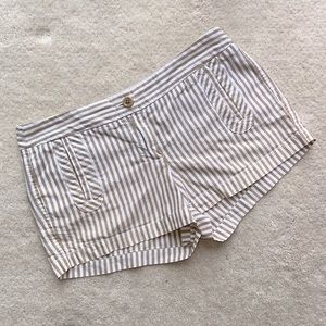 J. Crew Striped Chino Shorts